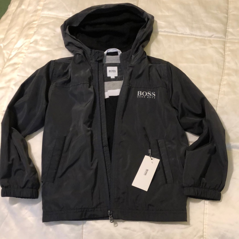 🔥🔥HUGO BOSS Hooded Wind Breaker Jacket